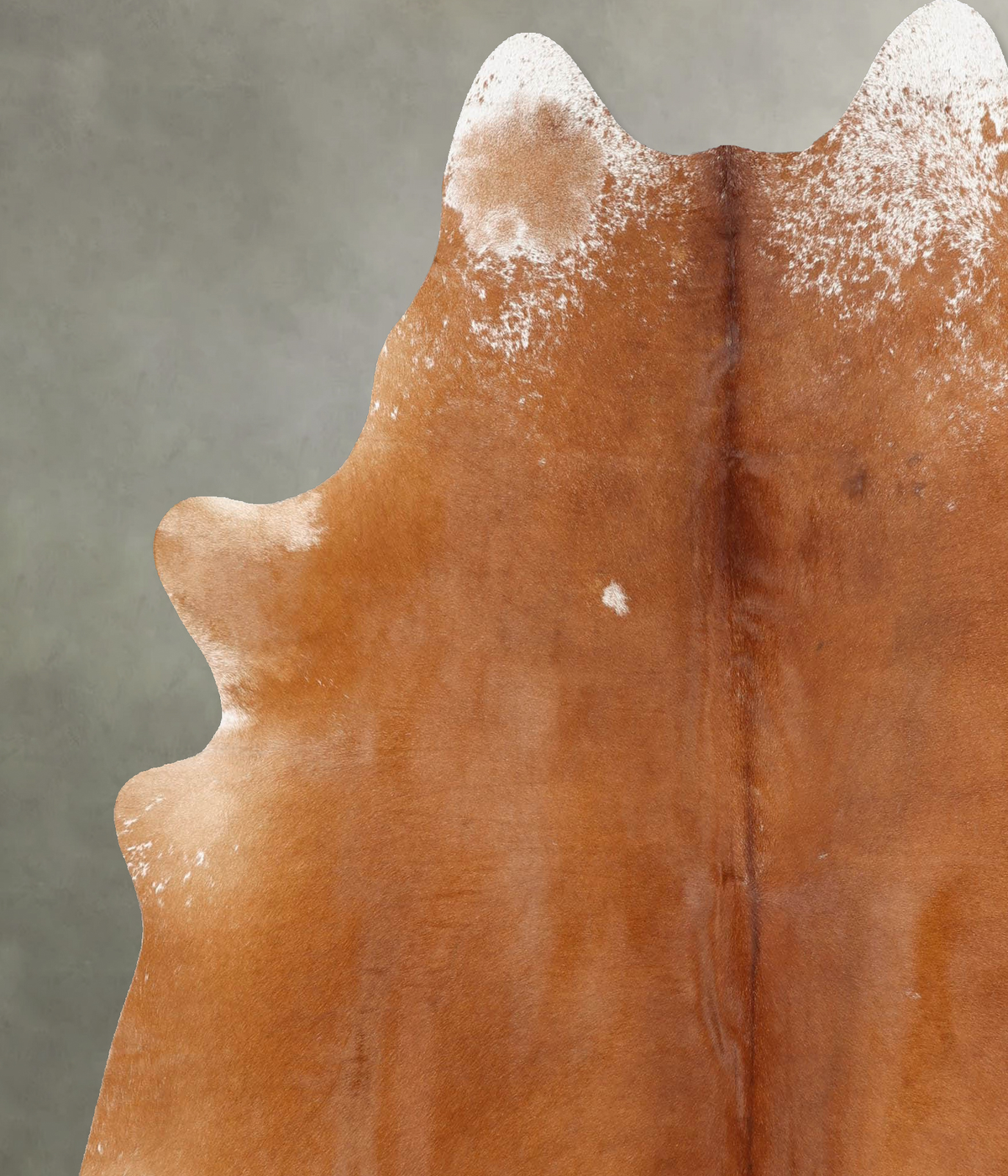 Solid Brown X-Large Brazilian Cowhide Rug 7'4"H x 6'5"W #B30249 by Hudson Hides