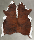 Tricolor Large Brazilian Cowhide Rug 6'4"H x 5'6"W #B30254 by Hudson Hides