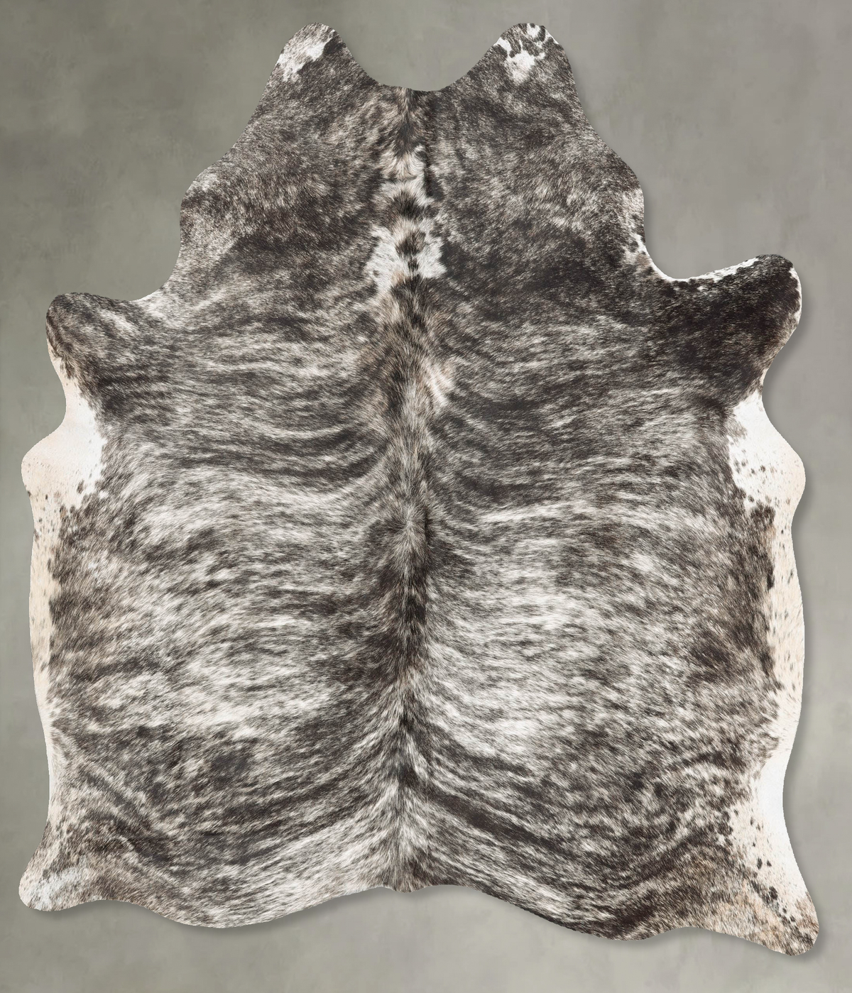 Grey Brindle Cowhide Rug #B30255