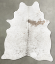 Salt and Pepper Brown X-Large Brazilian Cowhide Rug 7'11"H x 5'8"W #B30257 by Hudson Hides