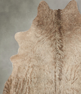 Taupe Large Brazilian Cowhide Rug 7'0"H x 5'5"W #B30258 by Hudson Hides