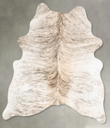 Light Brindle Large Brazilian Cowhide Rug 6'1"H x 5'2"W #B30262 by Hudson Hides