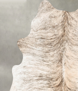 Light Brindle Large Brazilian Cowhide Rug 6'1"H x 5'2"W #B30262 by Hudson Hides