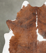Tricolor X-Large Brazilian Cowhide Rug 7'1"H x 5'10"W #B30264 by Hudson Hides