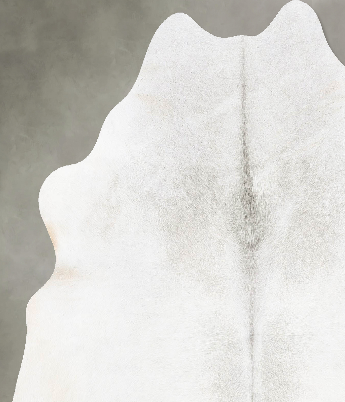 Medium Grey Large Brazilian Cowhide Rug 6'0"H x 5'3"W #B30265 by Hudson Hides