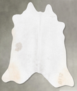 Grey with Beige Medium Brazilian Cowhide Rug 5'0"H x 5'9"W #B30268 by Hudson Hides