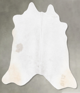 Grey with Beige Medium Brazilian Cowhide Rug 5'0"H x 5'9"W #B30268 by Hudson Hides