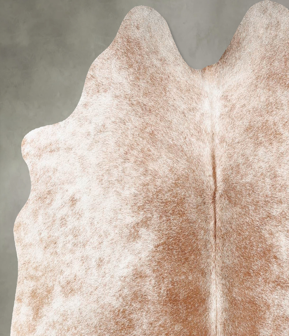 Light Caramel Medium Brazilian Cowhide Rug 4'9"H x 4'9"W #B30271 by Hudson Hides