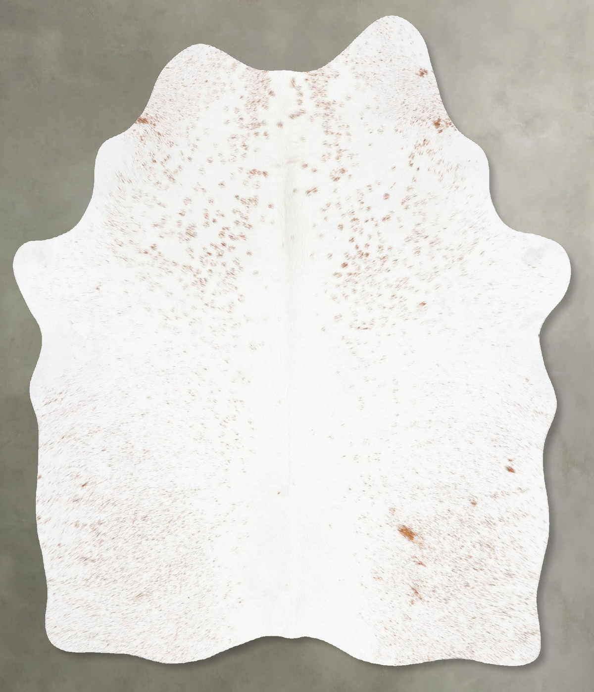 Salt and Pepper Brown Cowhide Rug #B30273