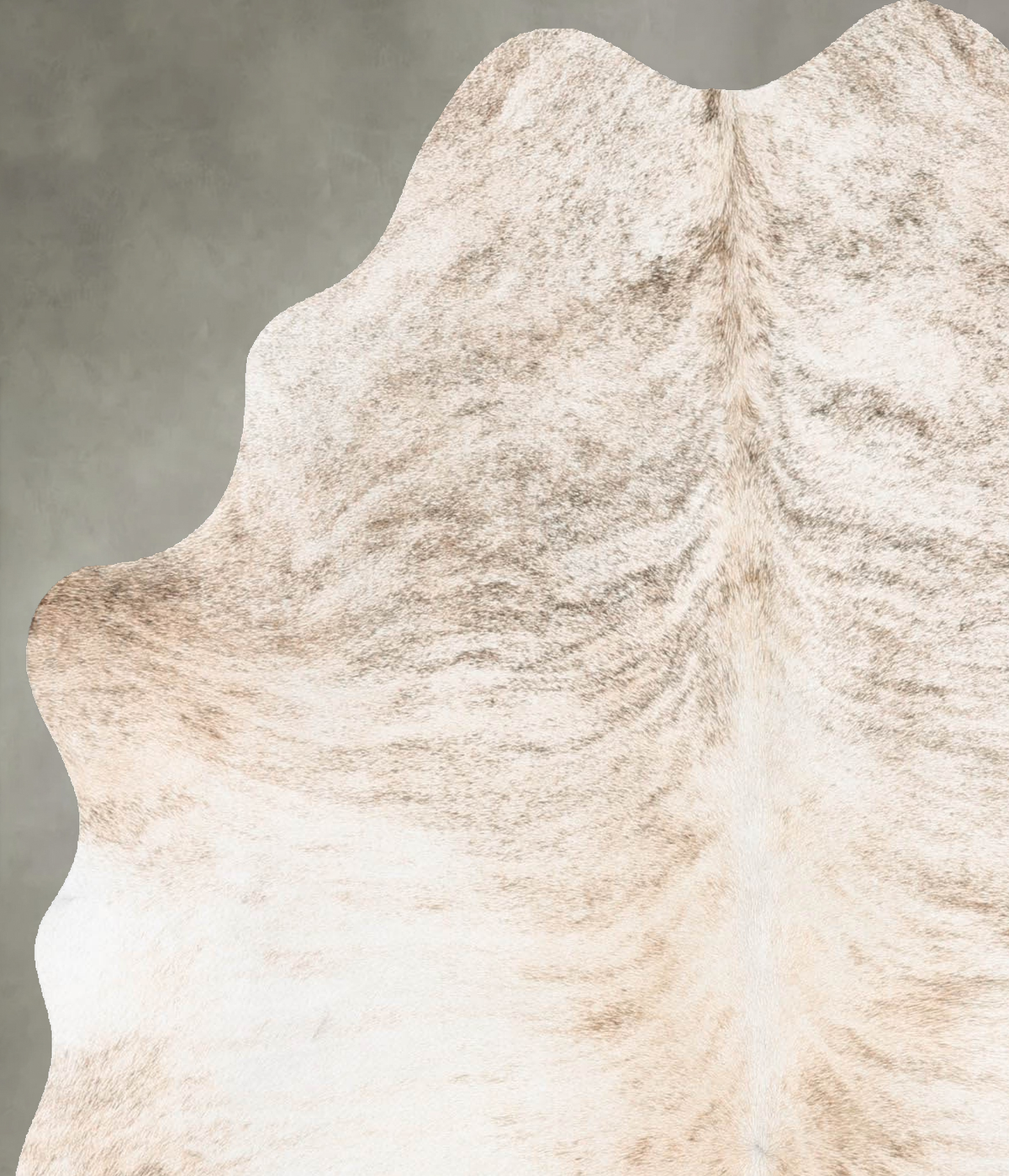 Light Brindle Medium Brazilian Cowhide Rug 5'9"H x 4'7"W #B30274 by Hudson Hides