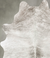 Grey Brindle Large Brazilian Cowhide Rug 7'0"H x 5'5"W #B30278 by Hudson Hides