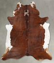 Medium Brindle XX-Large Brazilian Cowhide Rug 8'4"H x 7'6"W #B30288 by Hudson Hides