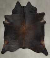 Chocolate XX-Large Brazilian Cowhide Rug 8'4"H x 6'7"W #B30289 by Hudson Hides