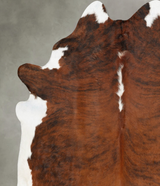 Medium Brindle XX-Large Brazilian Cowhide Rug 8'4"H x 6'9"W #B30291 by Hudson Hides