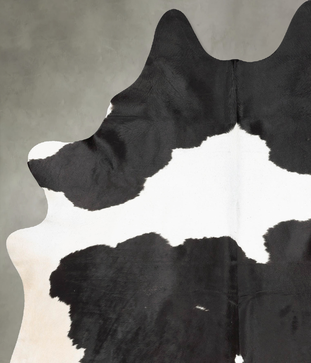 Black and White X-Large Brazilian Cowhide Rug 7'11"H x 6'0"W #B30292 by Hudson Hides