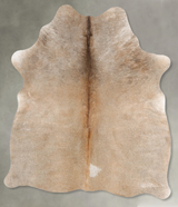 Light Caramel Medium Brazilian Cowhide Rug 5'8"H x 4'11"W #B30298 by Hudson Hides