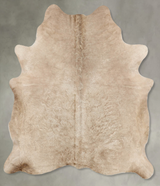 Champagne Large Brazilian Cowhide Rug 6'9"H x 5'6"W #B30304 by Hudson Hides