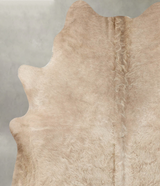 Champagne Large Brazilian Cowhide Rug 6'9"H x 5'6"W #B30304 by Hudson Hides