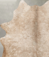 Champagne Large Brazilian Cowhide Rug 6'6"H x 5'6"W #B30307 by Hudson Hides