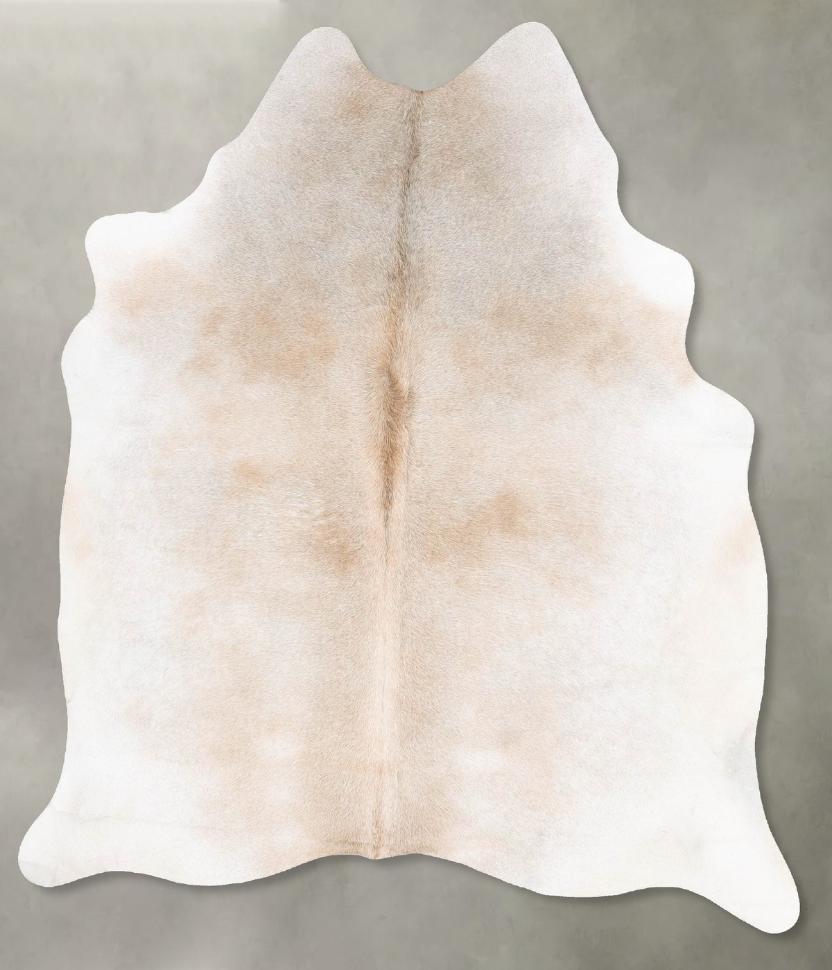 Grey with Beige Cowhide Rug #B30308
