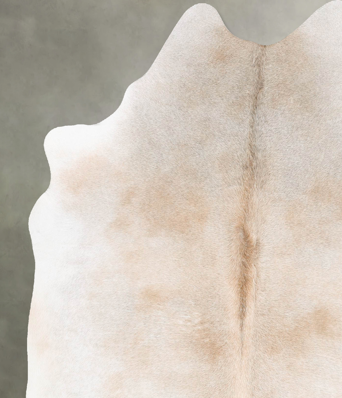 Grey with Beige Large Brazilian Cowhide Rug 7'0"H x 5'6"W #B30308 by Hudson Hides