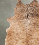 Medium Brindle X-Large Brazilian Cowhide Rug 7'5"H x 6'1"W #B30310 by Hudson Hides