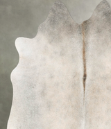 Grey with Beige Large Brazilian Cowhide Rug 5'9"H x 5'10"W #B30316 by Hudson Hides