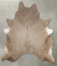 Taupe X-Large Brazilian Cowhide Rug 7'2"H x 6'4"W #B30318 by Hudson Hides