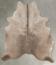 Taupe X-Large Brazilian Cowhide Rug 7'6"H x 6'2"W #B30323 by Hudson Hides