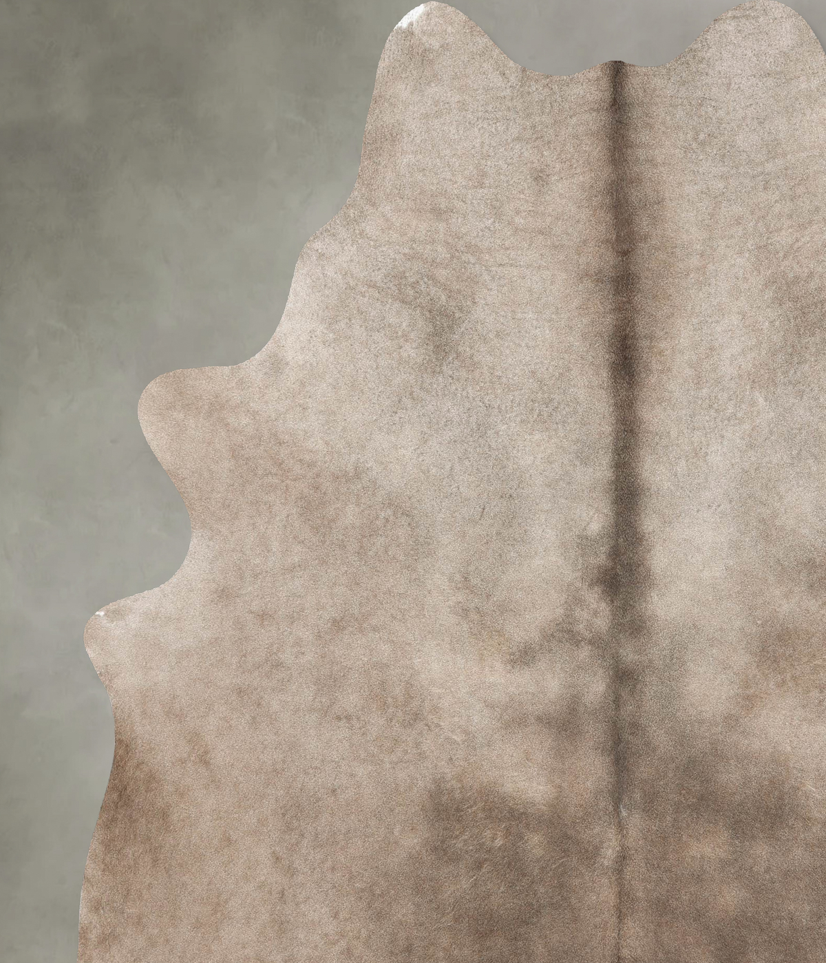 Taupe X-Large Brazilian Cowhide Rug 7'6"H x 6'2"W #B30323 by Hudson Hides
