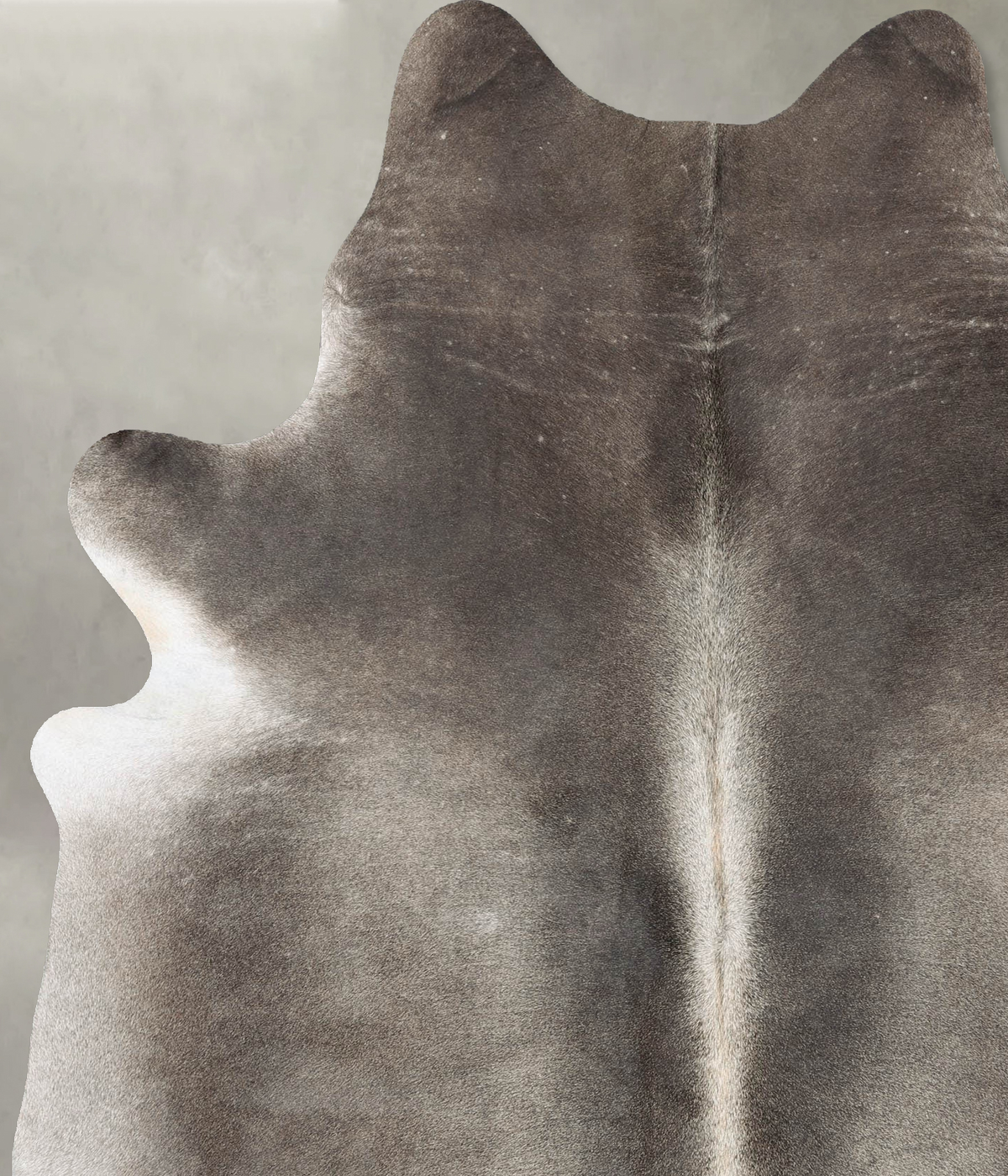 Medium Grey X-Large Brazilian Cowhide Rug 7'8"H x 5'7"W #B30324 by Hudson Hides