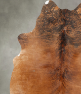 Medium Brindle X-Large Brazilian Cowhide Rug 7'3"H x 5'9"W #B30328 by Hudson Hides