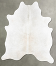 Grey with Beige X-Large Brazilian Cowhide Rug 7'3"H x 5'8"W #B30330 by Hudson Hides