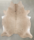 Champagne X-Large Brazilian Cowhide Rug 7'5"H x 6'6"W #B30331 by Hudson Hides