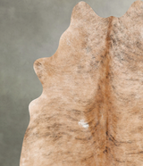 Light Brindle X-Large Brazilian Cowhide Rug 7'8"H x 6'4"W #B30332 by Hudson Hides