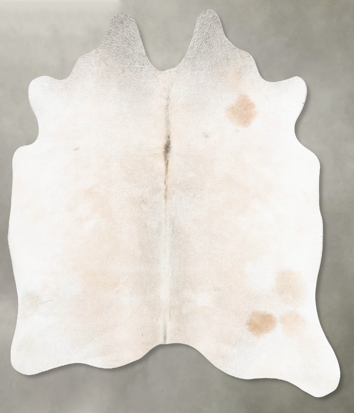 Grey with Beige Cowhide Rug #B30337