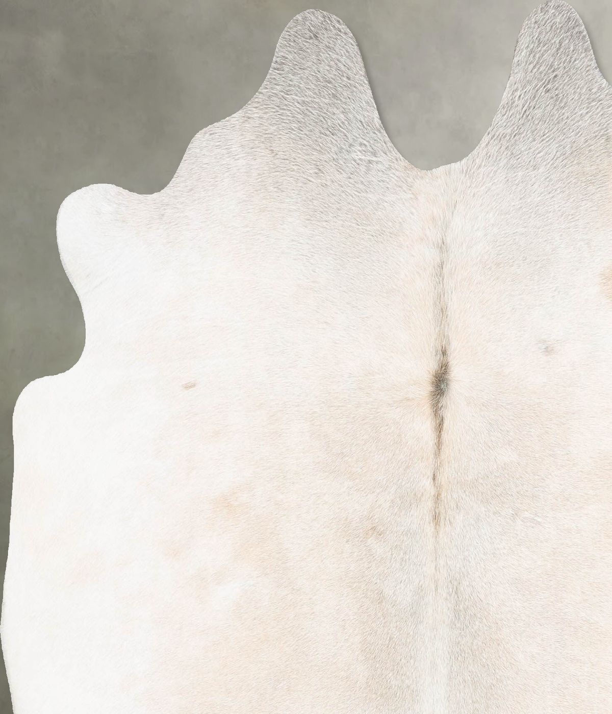 Grey with Beige Large Brazilian Cowhide Rug 6'2"H x 5'9"W #B30337 by Hudson Hides