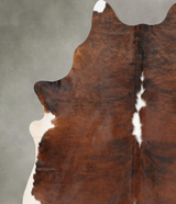 Tricolor XX-Large Brazilian Cowhide Rug 8'4"H x 6'11"W #B30350 by Hudson Hides
