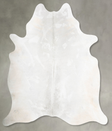Light Grey X-Large Brazilian Cowhide Rug 7'0"H x 6'0"W #B30356 by Hudson Hides