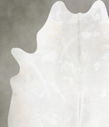 Light Grey X-Large Brazilian Cowhide Rug 7'0"H x 6'0"W #B30356 by Hudson Hides