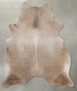 Taupe X-Large Brazilian Cowhide Rug 7'4"H x 6'2"W #B30357 by Hudson Hides