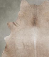 Taupe X-Large Brazilian Cowhide Rug 7'4"H x 6'2"W #B30357 by Hudson Hides