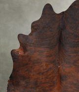 Dark Brindle XX-Large Brazilian Cowhide Rug 7'11"H x 6'6"W #B30359 by Hudson Hides