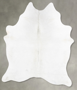 Light Grey X-Large Brazilian Cowhide Rug 7'10"H x 6'0"W #B30360 by Hudson Hides
