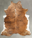 Medium Brindle XX-Large Brazilian Cowhide Rug 8'7"H x 7'5"W #B30372 by Hudson Hides