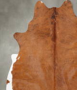 Medium Brindle XX-Large Brazilian Cowhide Rug 8'3"H x 7'1"W #B30377 by Hudson Hides