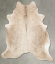Champagne X-Large Brazilian Cowhide Rug 7'6"H x 6'3"W #B30380 by Hudson Hides