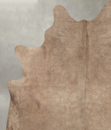 Taupe X-Large Brazilian Cowhide Rug 6'11"H x 5'9"W #B30381 by Hudson Hides