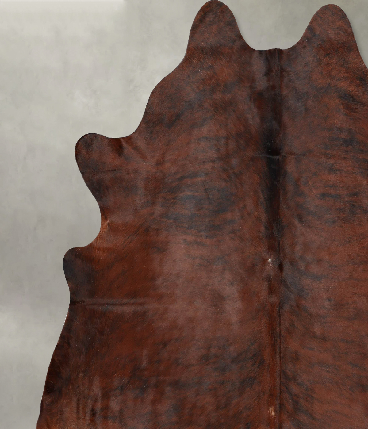 Dark Brindle Cowhide Rug #B30384