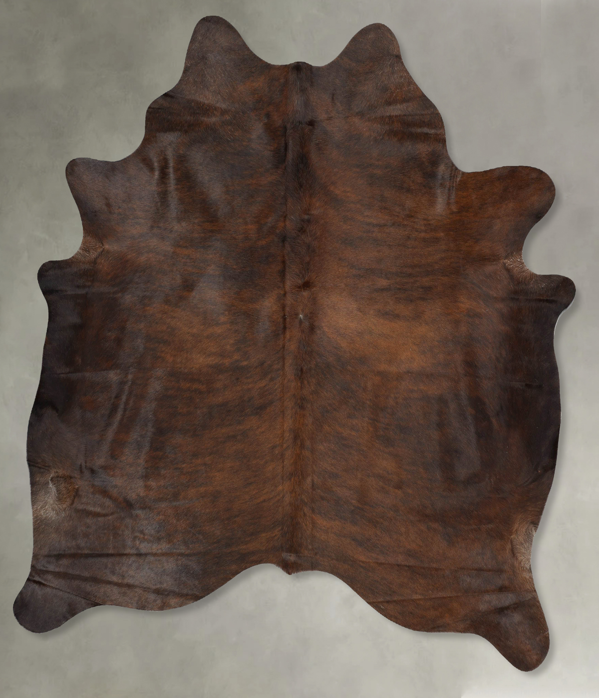 Dark Brindle Cowhide Rug #B30387